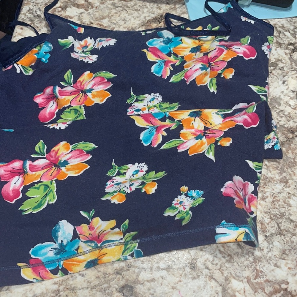 Floral tank top